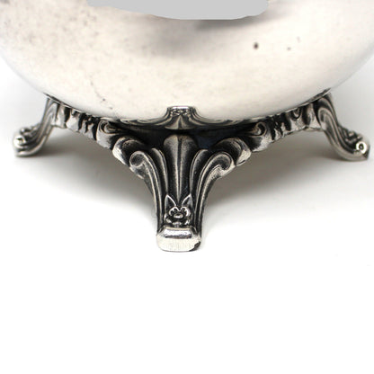 Coffee Serving Set, Silverplate, Coffee Pot, Sugar Bowl with Lid and Creamer, Oneida, Du Maurier Pattern Hollowware, Vintage