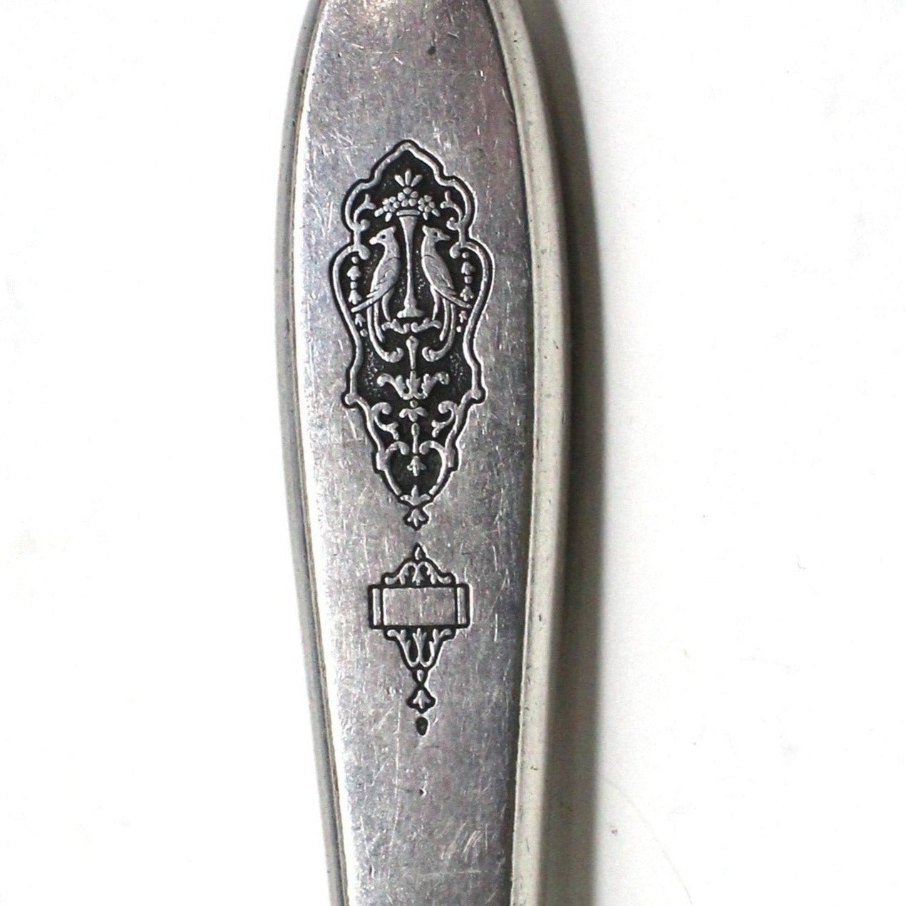 Flatware, Oneida, Silverplate, Forks & Knives Matching Set of 8, Birds of Paradise Pattern, Antique