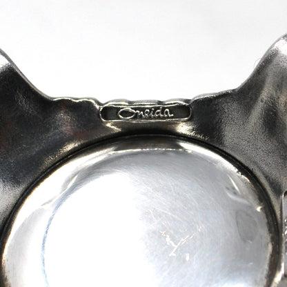 Coffee Serving Set, Silverplate, Coffee Pot, Sugar Bowl with Lid and Creamer, Oneida, Du Maurier Pattern Hollowware, Vintage