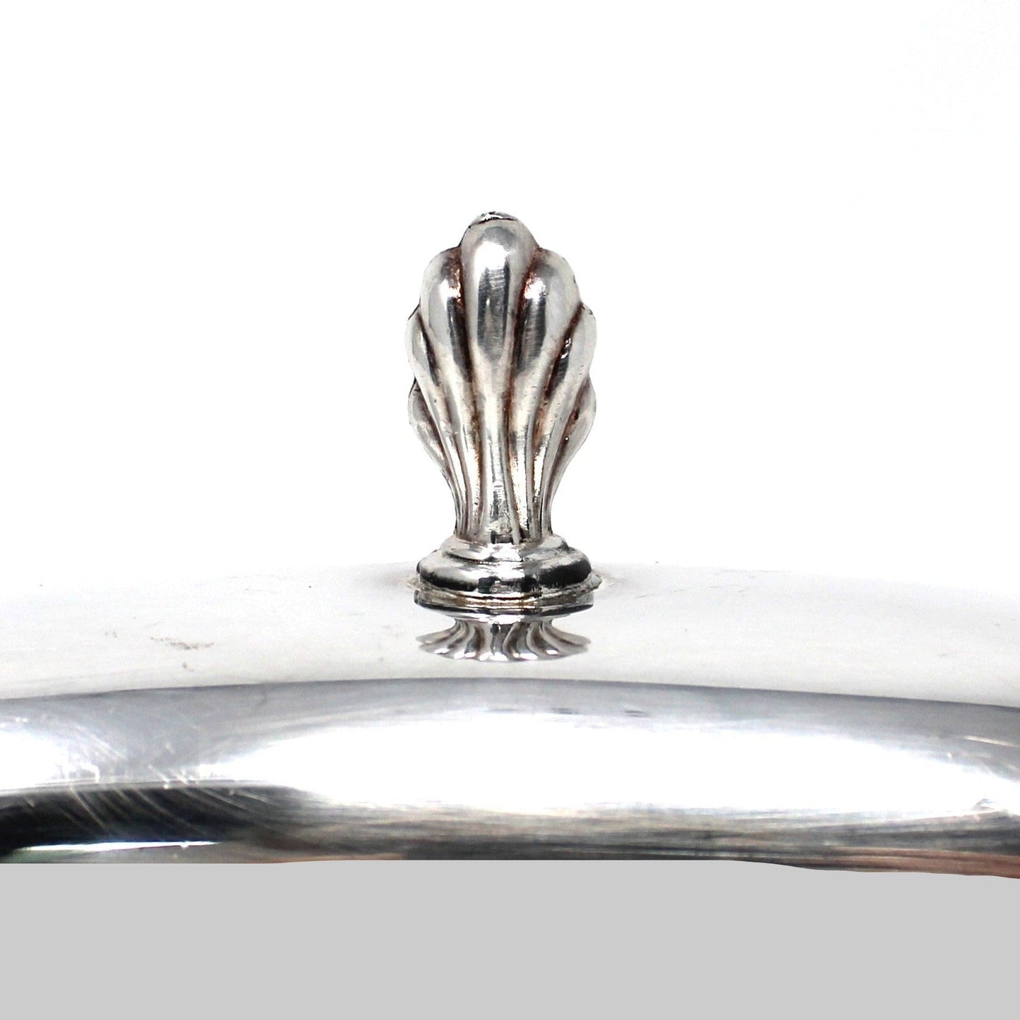 Butter Dish, Silverplate, Chippendale Pattern by ISC, Vintage Hollowware