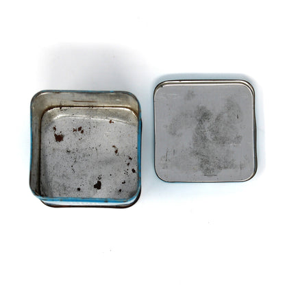 Tins, Kentucky Club, Tobacco Mixture, Blue / Turquoise, Equestrian Horse & Rider, Empty, Vintage