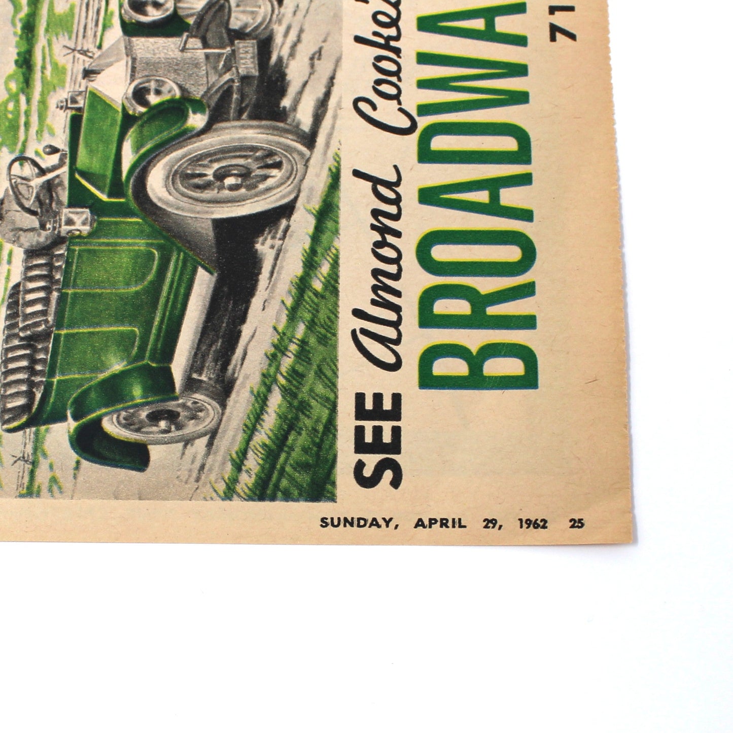 Advertisement, Chevrolet Convertible, Original 1962 Magazine Ad, Vintage