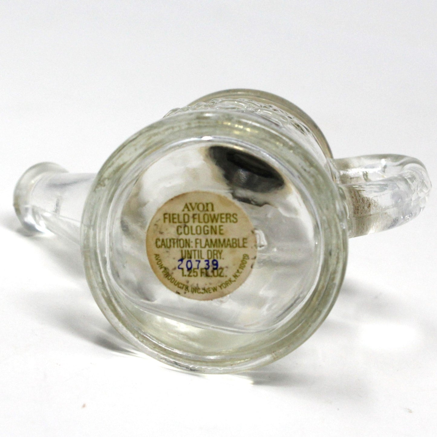 Perfume Bottle, Avon, Watering Can, Embossed Roses, Vintage Collectible