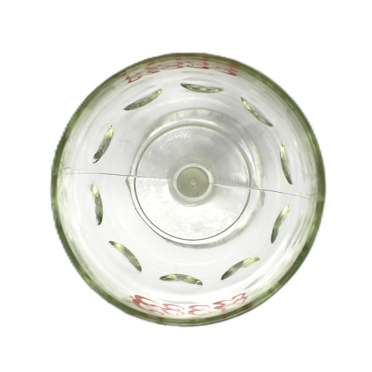 Beer Glass / Schooner, Coors, Thumbprint Swirl Glass, Red ACL, Vintage Barware