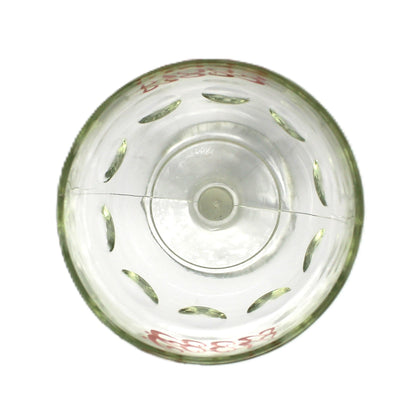 Beer Glass / Schooner, Coors, Thumbprint Swirl Glass, Red ACL, Vintage Barware