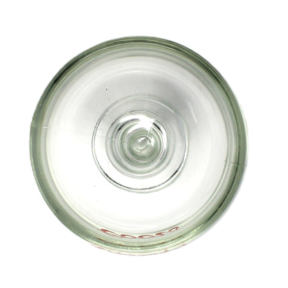 Beer Glass, Coors, Stemmed Goblet, Red ACL Letters, Heavy Pedestal Chalice, Vintage