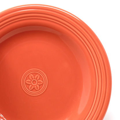 Serving Plate / Chop Plate, Oneida, Petals Pattern in Terra Cotta, Vintage