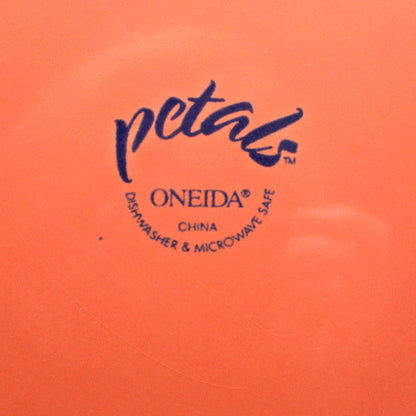 Serving Plate / Chop Plate, Oneida, Petals Pattern in Terra Cotta, Vintage