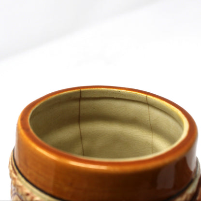 Beer Mug, German Style, Pub Scene and Castle, Japan Ceramic, Vintage