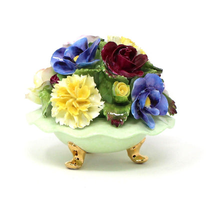 Floral Posy, Denton China (Longton), Porcelain Floral Fancy / Posy / Bouquet, Vintage Bone China