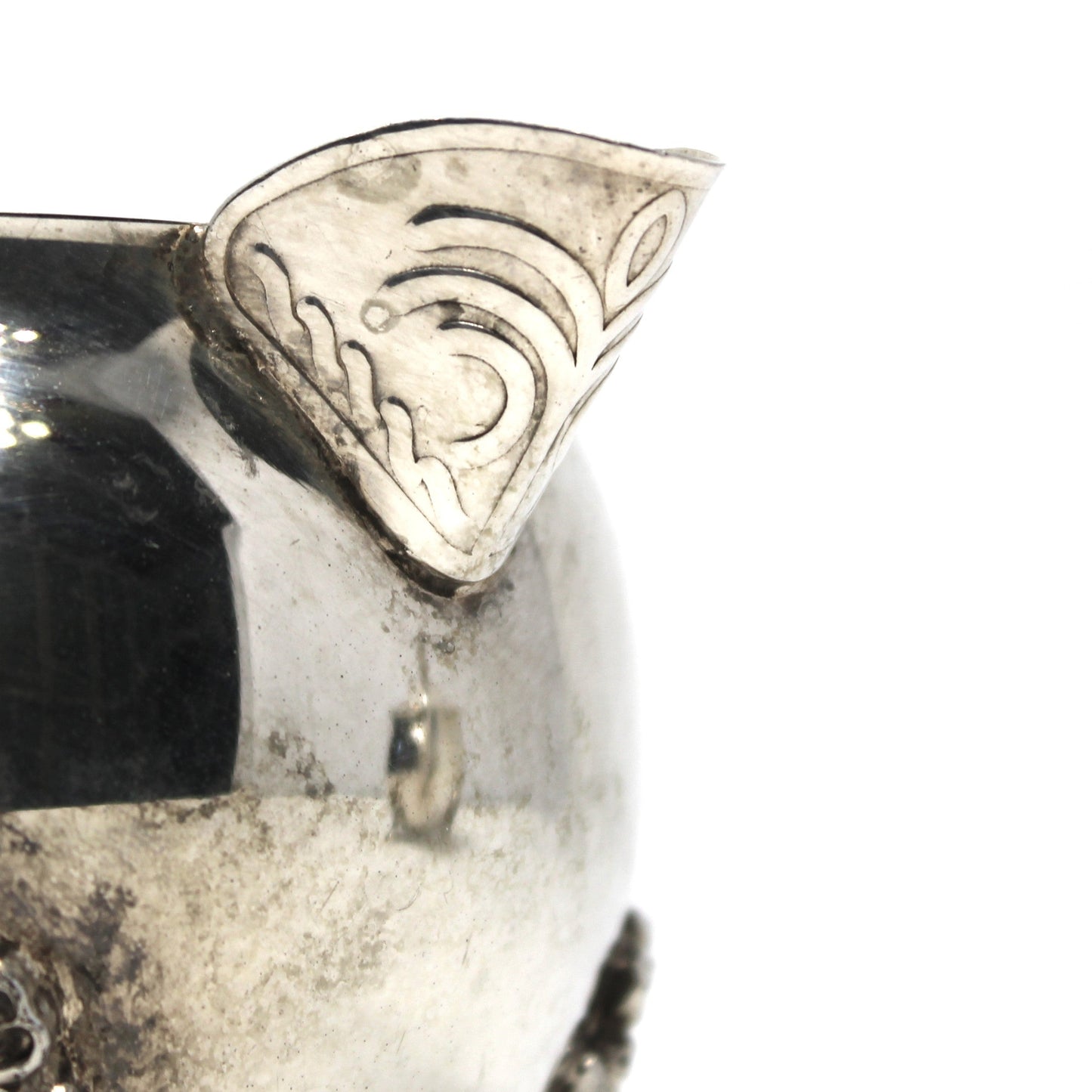 Creamer & Sugar with Lid, Silverplate Hollowware, W & S Blackinton, Floral Footed, Vintage