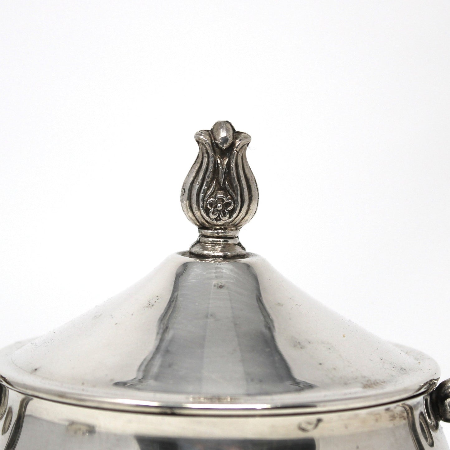 Creamer & Sugar with Lid, Silverplate Hollowware, W & S Blackinton, Floral Footed, Vintage