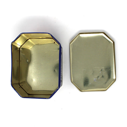 Tins, Gift Tin / Storage Box, Uneeda Biscuit, Boy in Yellow Raincoat, NBC Logo, Empty, Vintage