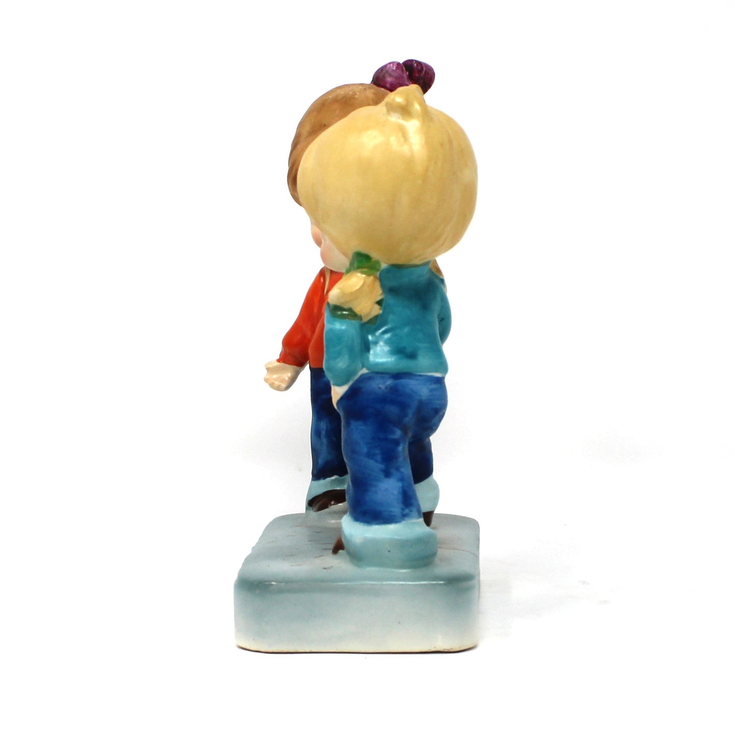 Figurine, Gigi, Sharin' Is Carin' Girls Holding Hands, Friendship, World Wide Arts, Vintage