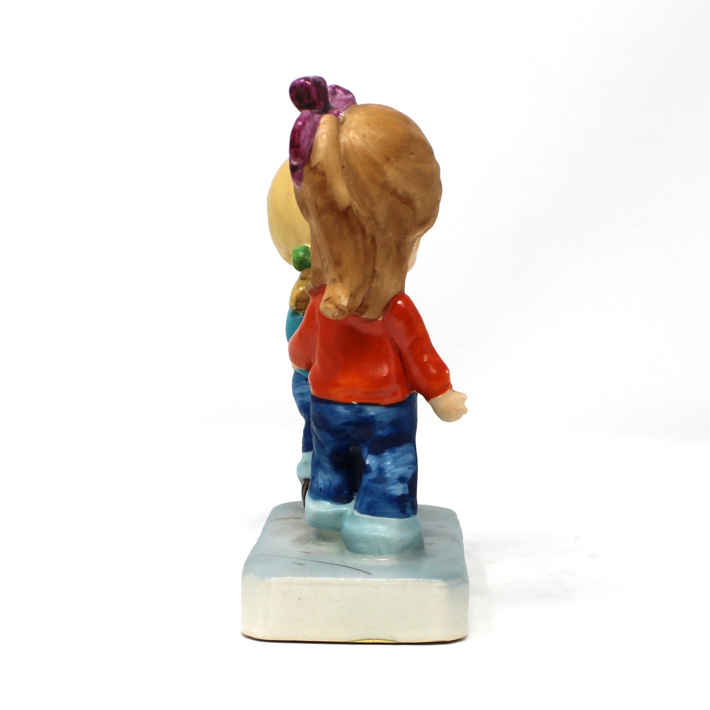 Figurine, Gigi, Sharin' Is Carin' Girls Holding Hands, Friendship, World Wide Arts, Vintage