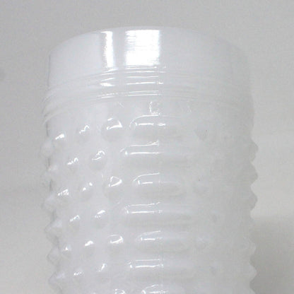 Glasses, Tumblers, Anchor Hocking, Milk Glass Hobnail, Vintage Set of 6