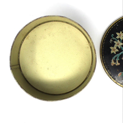 Box, Dusting Powder Box, Avon Jasmine, Mid Century Metal Tin, Vintage