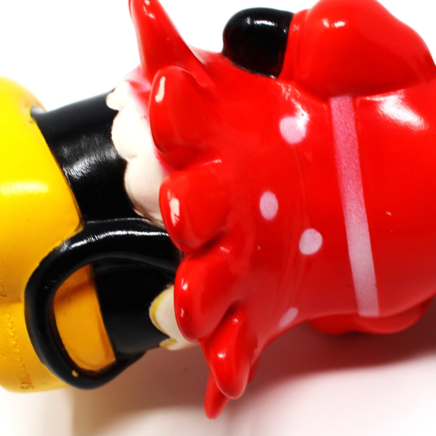 Coin Bank, Disney, Minnie Mouse Piggy Bank, Hard Plastic, Vintage