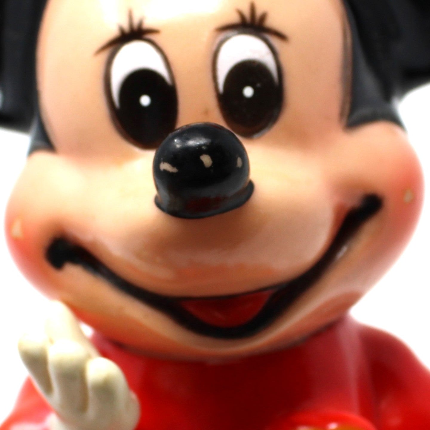 Coin Bank, Disney, Minnie Mouse Piggy Bank, Hard Plastic, Vintage