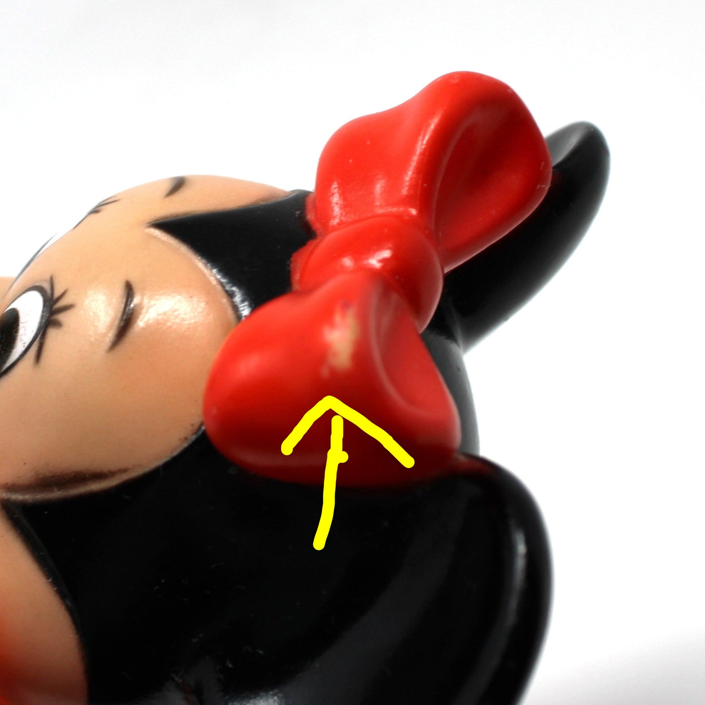 Coin Bank, Disney, Minnie Mouse Piggy Bank, Hard Plastic, Vintage