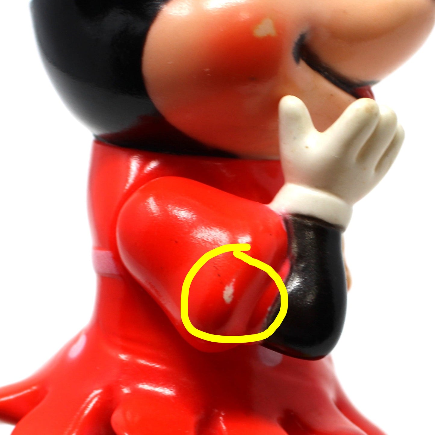 Coin Bank, Disney, Minnie Mouse Piggy Bank, Hard Plastic, Vintage