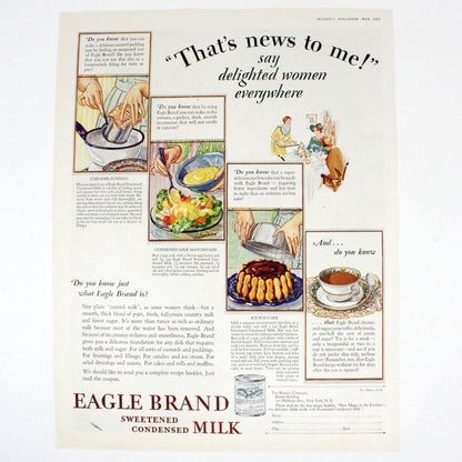 Advertisement, Wrigley's Chewing Gum, Original 1928 McCall's Magazine Ad, Miss Muffet, Vintage