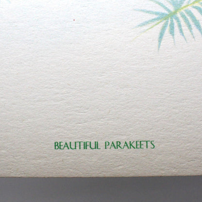 Print, Lithograph, Beautiful Parakeets -  Paradise Parrots, John Gould, Vintage