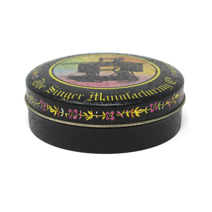 Tins, Storage Box / Container, The Singer Manufacturing Co, Iridescent, Bristol Ware, Vintage