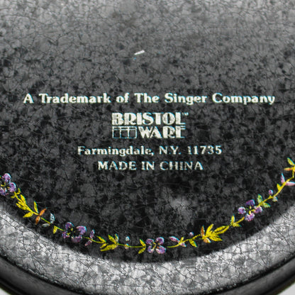 Tins, Storage Box / Container, The Singer Manufacturing Co, Iridescent, Bristol Ware, Vintage