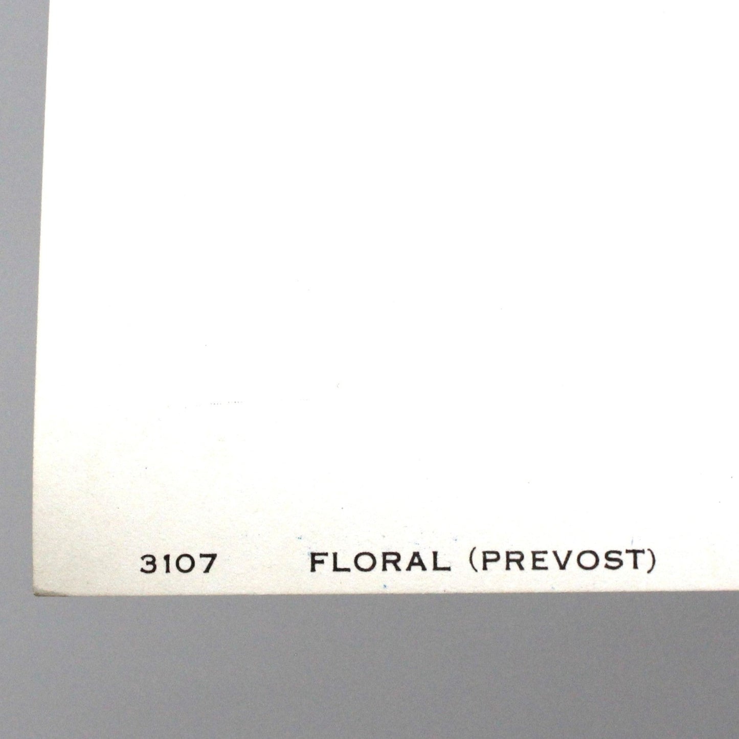 Print, Lithograph, J Prevost, Floral Bouquet #3107, Vintage
