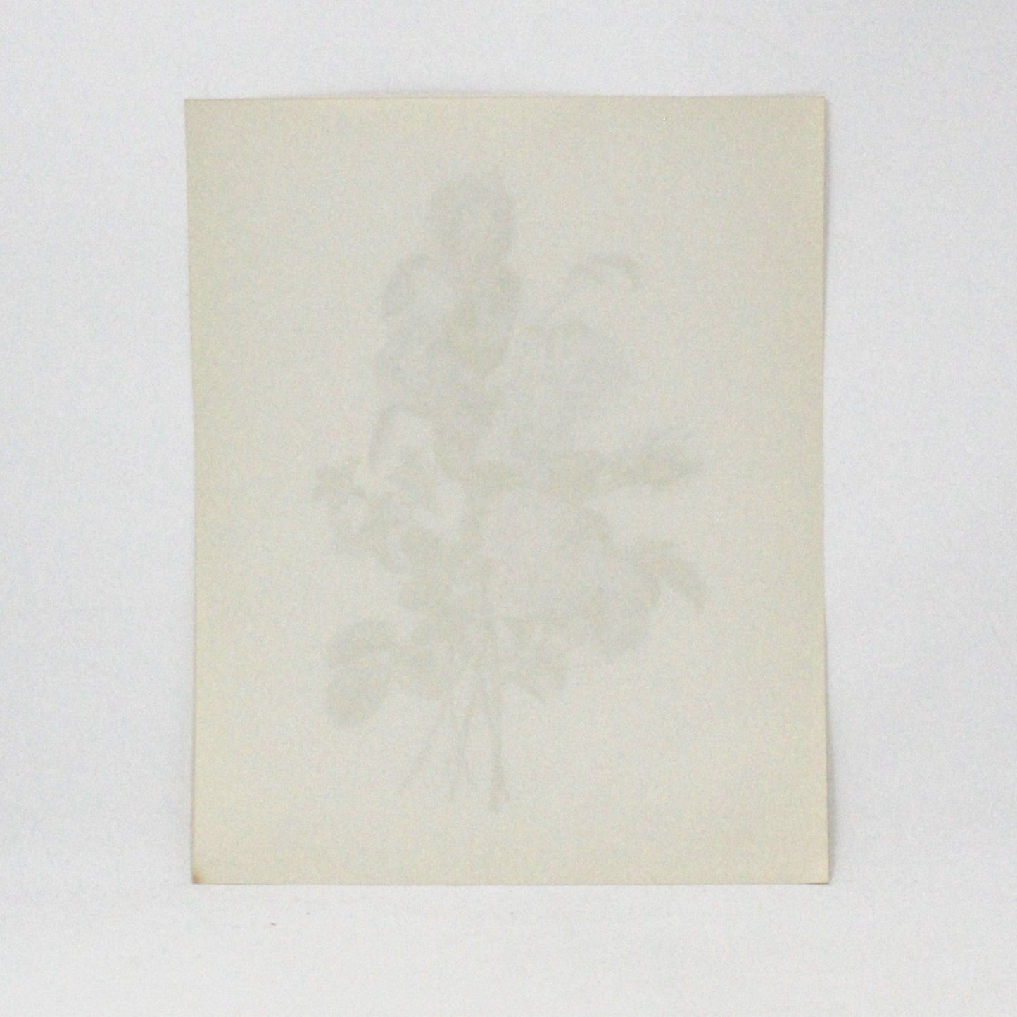 Print, Lithograph, J Prevost, Floral Bouquet #3107, Vintage