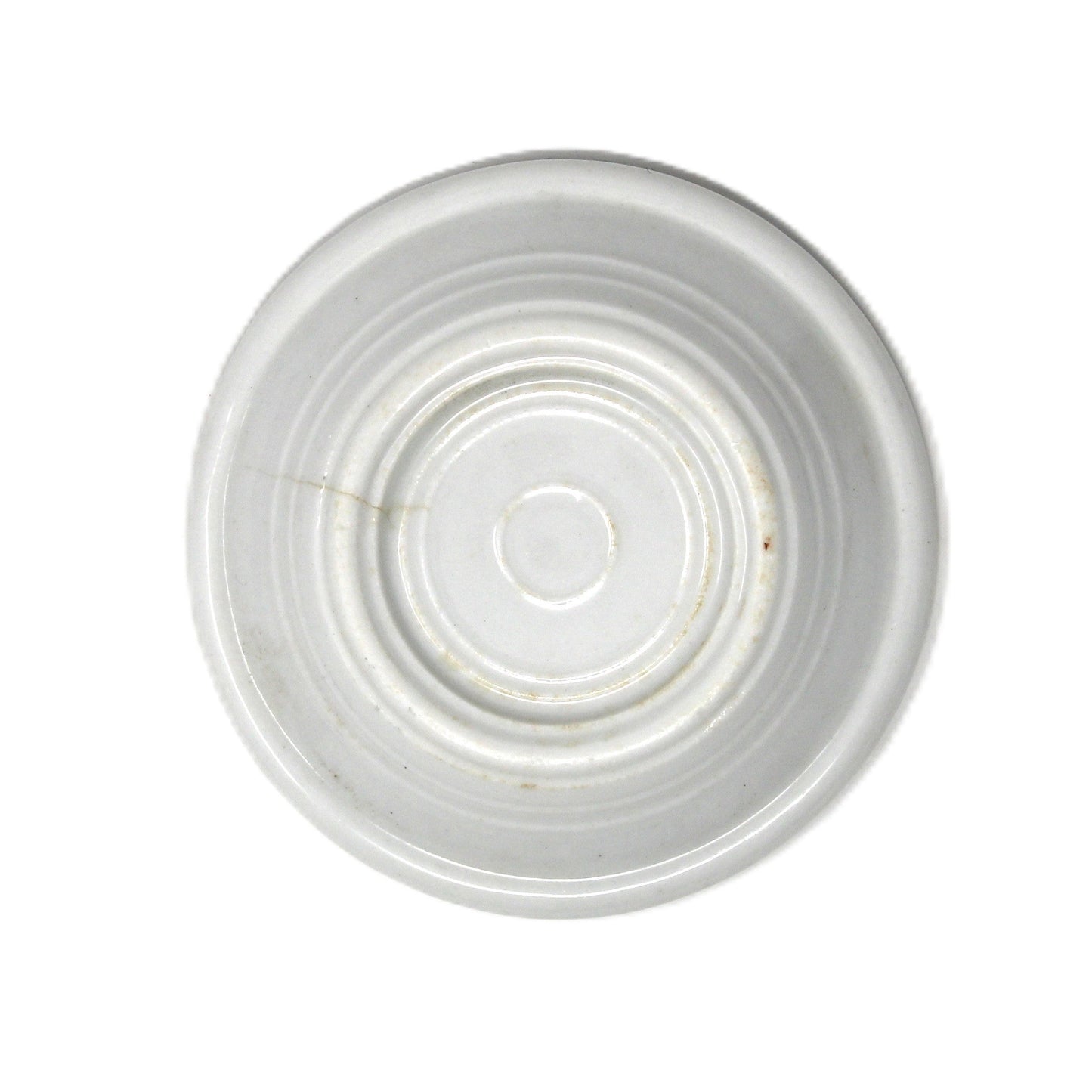Butter Pats, Restaurant Ware, Geometric, White / Gray, Vintage 1940's