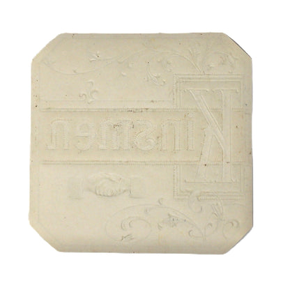 Cigar Box Label, Kinsmen Outer Label, Original Lithograph, Gilded / Embossed, NOS, 1940's, Vintage