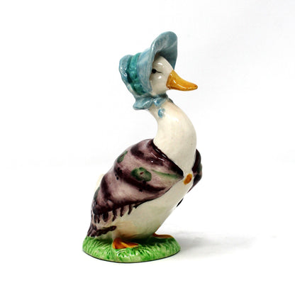 Figurine, Beatrix Potter, Jemima Puddleduck, Beswick, England, F. Warne & Co, Vintage 1948