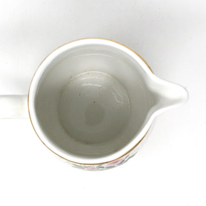 Milk Pitcher, Hall China, Heather Rose, Vintage
