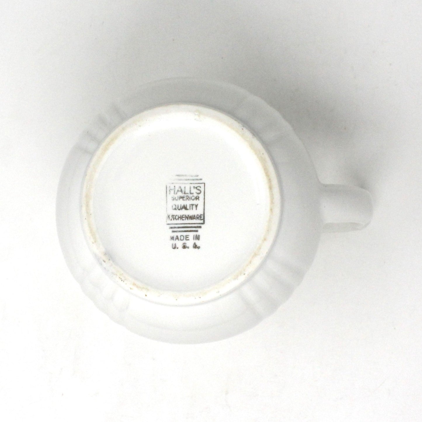 Milk Pitcher, Hall China, Heather Rose, Vintage