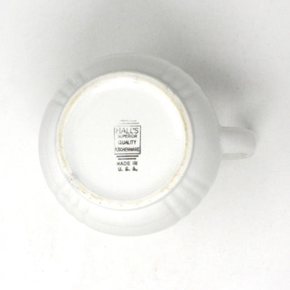 Milk Pitcher, Hall China, Heather Rose, Vintage