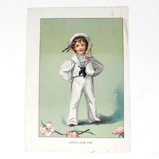 Print, Book Illustration, Little Jack Tar, Oliver Optic's Annual 1895, Antique