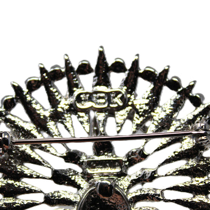 Brooch / Pin, Camrose & Kross, JBK Peacock, Swarovski Crystals, Original Case, Vintage