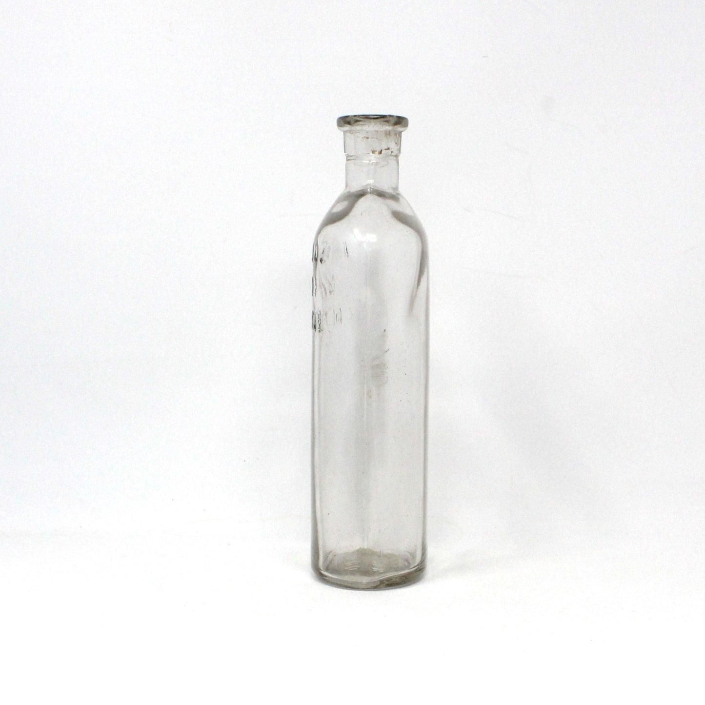 Medicine Bottle, Glyco-Thymoline, 15.5 oz, Clear Antique