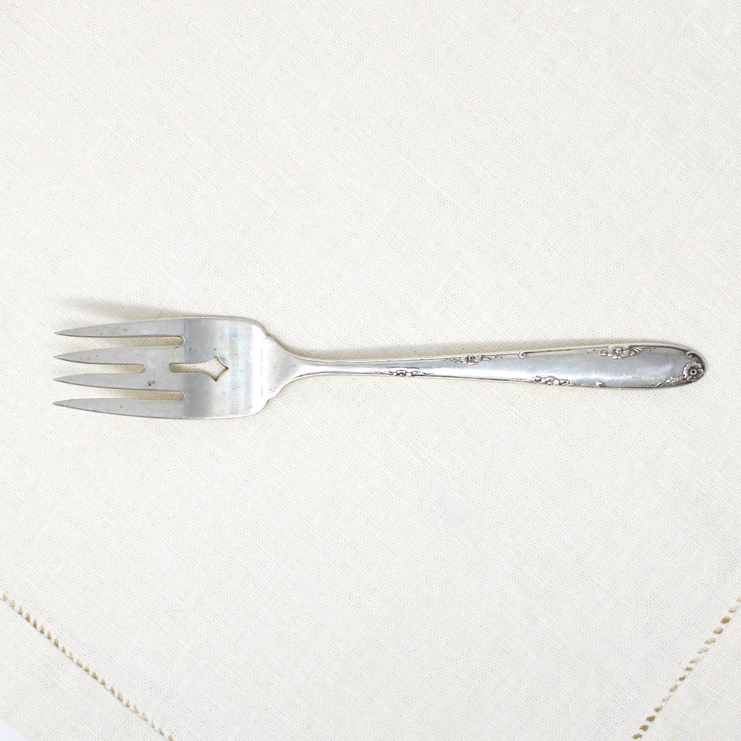 Flatware Set, Towle, Madeira, Sterling, Four Piece Place Settings for Two, 8 Pieces, Vintage 1948
