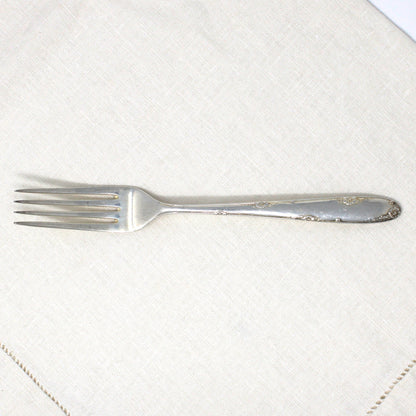 Flatware Set, Towle, Madeira, Sterling, Three Piece Place Settings for Two, 6 Pieces, Vintage 1948