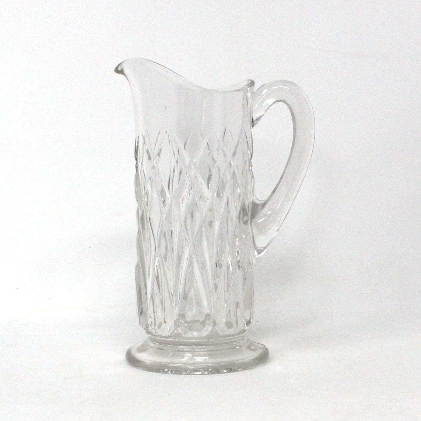 Pitcher, Small Cut Glass Pitcher, Arches, Vintage