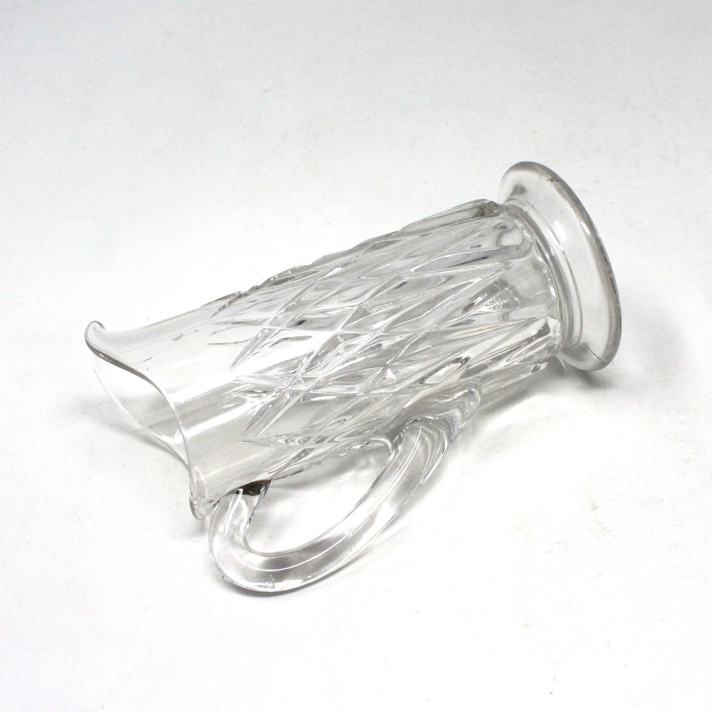 Pitcher, Small Cut Glass Pitcher, Arches, Vintage