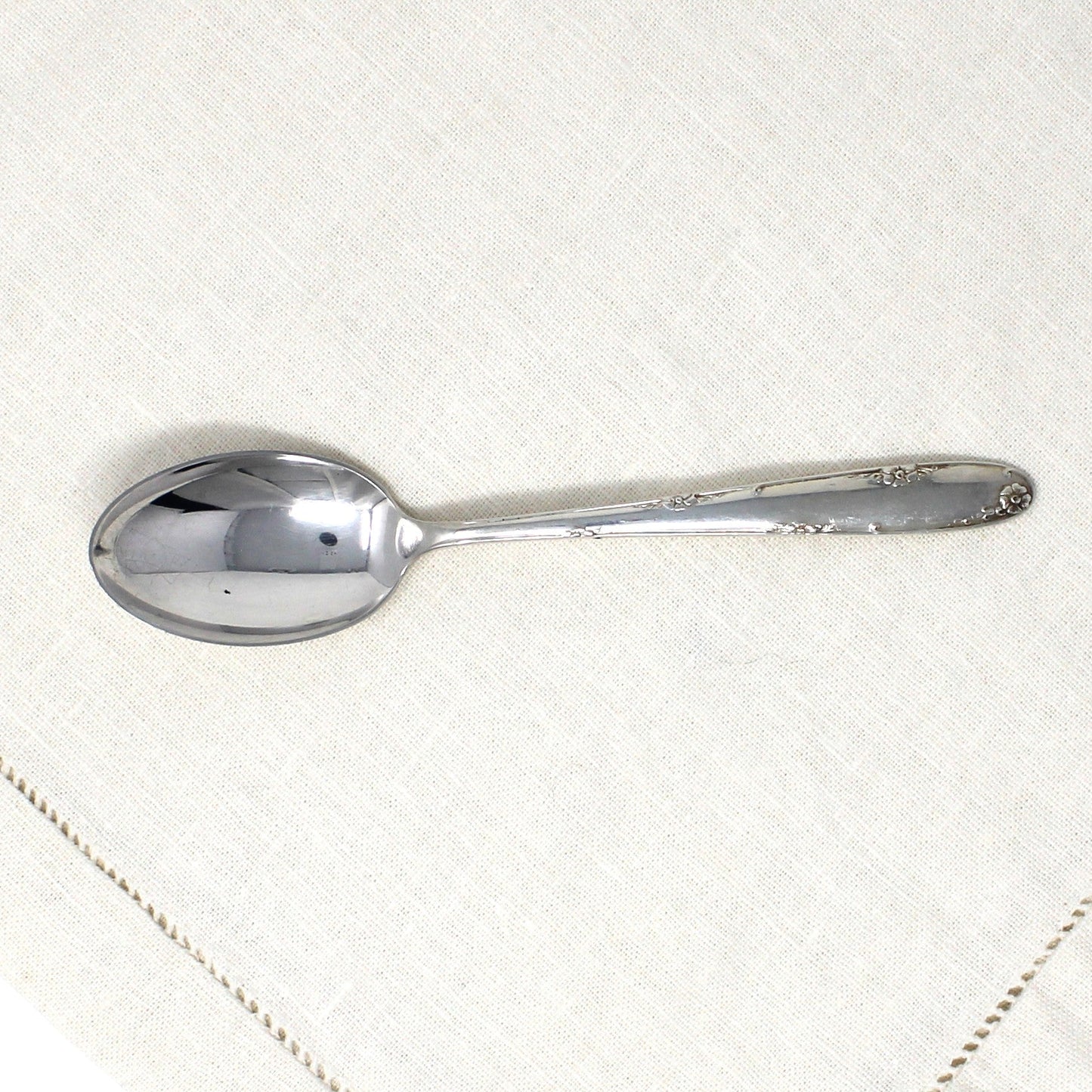 Teaspoon, Towle, Madeira, Sterling Silver, Floral, No Monogram, Vintage 1948