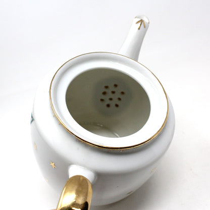 Teapot, Lefton, OES Order of the Eastern Star Freemasons, Vintage