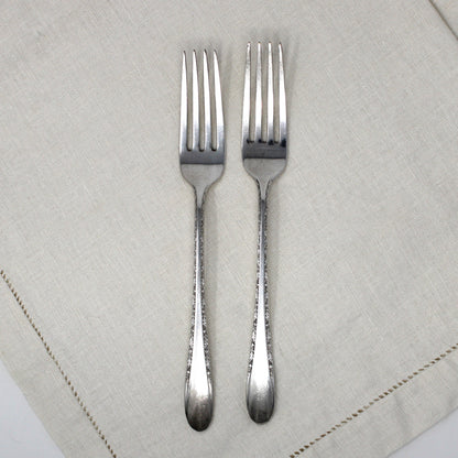 Forks, Gorham, Invitation Pattern, Plate Pat. 1940, Silverplate, Set of 2, Vintage
