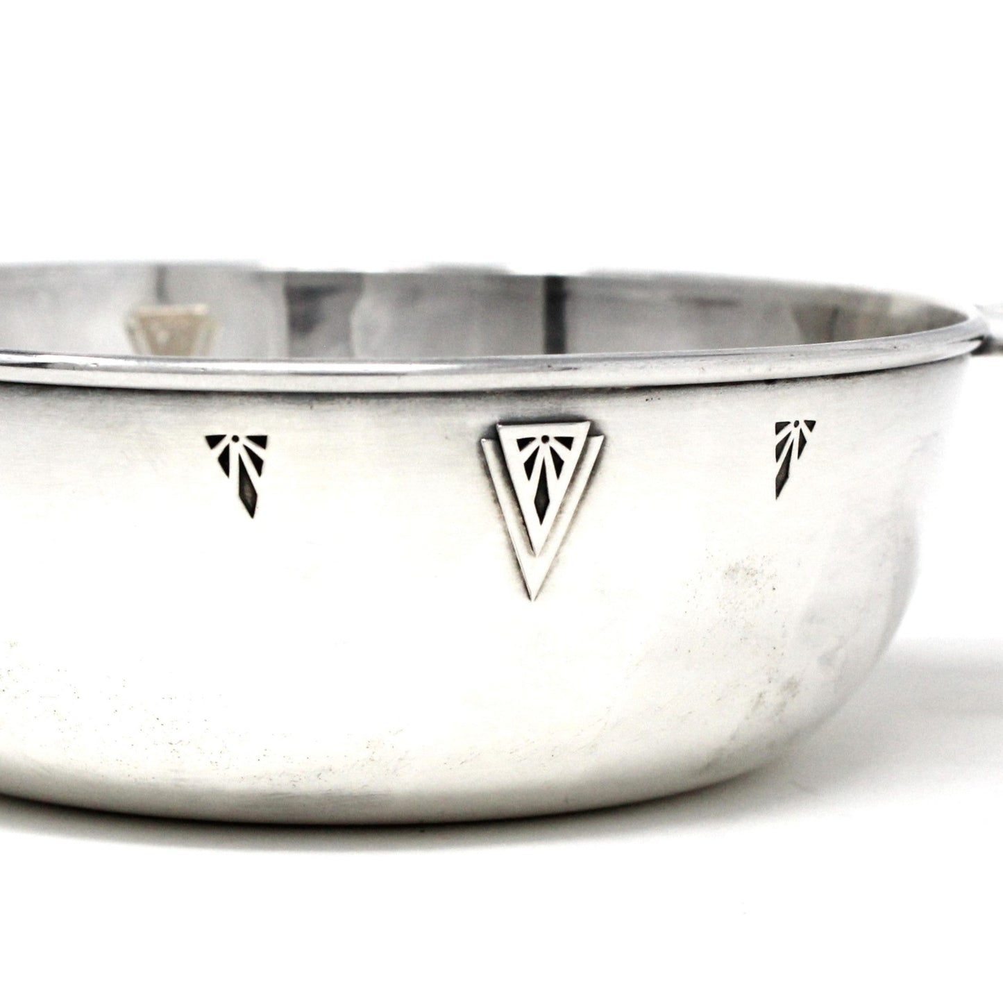 Porringer Bowl, Community Plate, Silverplate, Deauville Pattern, Scrolled Handle, Vintage, SOLD