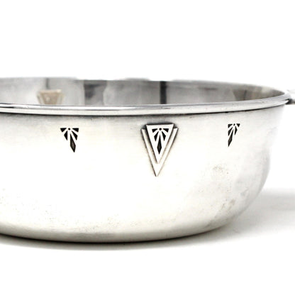 Porringer Bowl, Community Plate, Silverplate, Deauville Pattern, Scrolled Handle, Vintage, SOLD