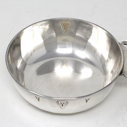Porringer Bowl, Community Plate, Silverplate, Deauville Pattern, Scrolled Handle, Vintage, SOLD